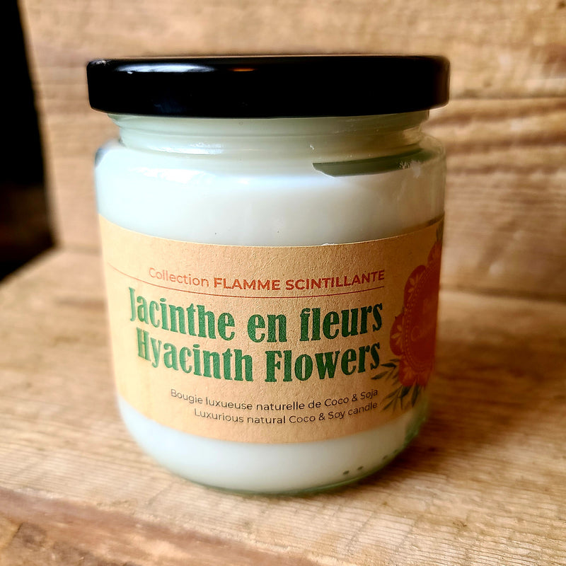 Bougie crépitante - Jacinthe (Fleurs)